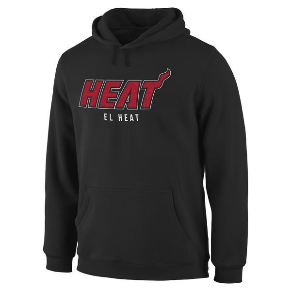  Men Miami Heat Noches Enebea Pullover Hoodie Black